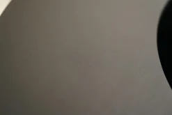 Theke Classic Line Counter Mit Arbeitsplatz Metall Lackiert Stahlblau Platte Linoleum Schwarz