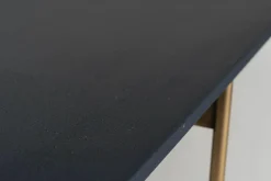 Tisch Alamo AC921 Platte Marmor Rekonstruiert Blau Lapislazuli Gestell Metall Bronzefarbig Patinier