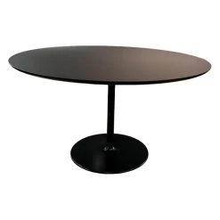 Tisch Dizzie Laminat Fenix Schwarz Tischplatte Medium Density Fireboard Schwarz Lackiert Gestell Stahl Schwarz Matt Lackiert