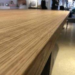 Tisch Lot Eiche Massiv Braun Feststehend