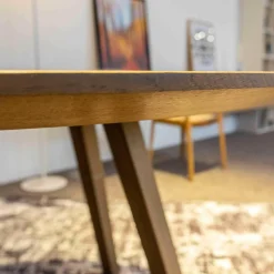 Tisch Maverick Massivholz Eiche H08 Grau Geölt