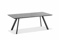 Tisch Noah Gestell Stativprofil Aluminium Pulverbeschichtet Anthrazit Tischplatte