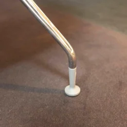 Tisch Occo 222 90 HPL Vollkern Weiß Gestell Glanzverchromt