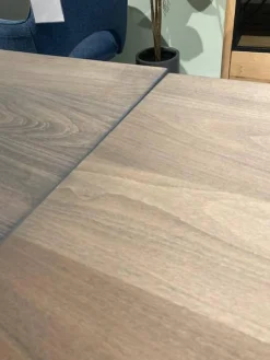 Tisch Saratoga Buche Massiv Silbergrau Geölt Mit Auszug