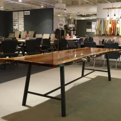 Tisch Tane Brown Platt Expoy Noten Noes Gestell Feinstrukur Braun Kohl