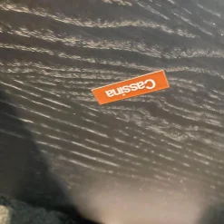 Tisch Torei Platte Holz Gestell Schwarz