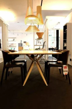 Tisch X2 Esche Ohne Braunkern Brettverleimt Natur Geseift