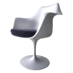 Tulpen-Armlehnstuhl Saarinen Platin Sonderfarben