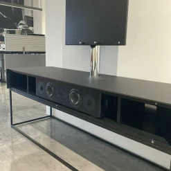 TV-Board Soma Lack Fenix Schwarz mit Soundmodul
