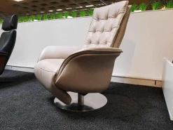 TV-Sessel New Orleans Leder Wax Anilin Stone 3800