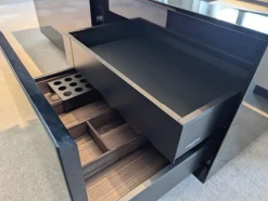 Unterschrank Asymmetrisch Rechts oder Links mit 2 Schubladen