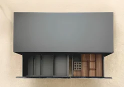 Unterschrank Asymmetrisch Rechts oder Links mit 2 Schubladen