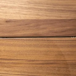 Vitrine 440 Lavato Rechts Kernnussbaum Schiefergrau Inklusive Beleuchtung