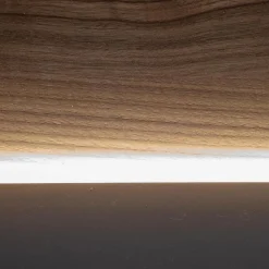 Vitrine Lavato 440 Links Kernnussbaum Schiefergrau Inklusive Beleuchtung