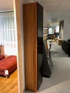 Vitrine Modell Nova Kernbuche Furniert 1-Türig Parsolglas