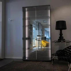 Vitrine Modular Soma Spiegelglas Beleuchtet