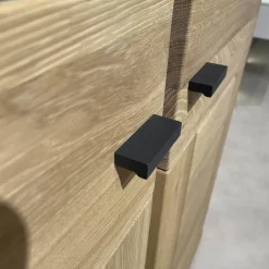 Vitrine Next Level 3000 Wildeiche Hell Soft Gebürstet Geölt Mit LED Beleuchtung