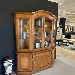 Vitrine Verona 0792 Edelholz Kirschbaumfarbig Antikisiert