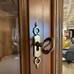 Vitrine Verona 0792 Edelholz Kirschbaumfarbig Antikisiert