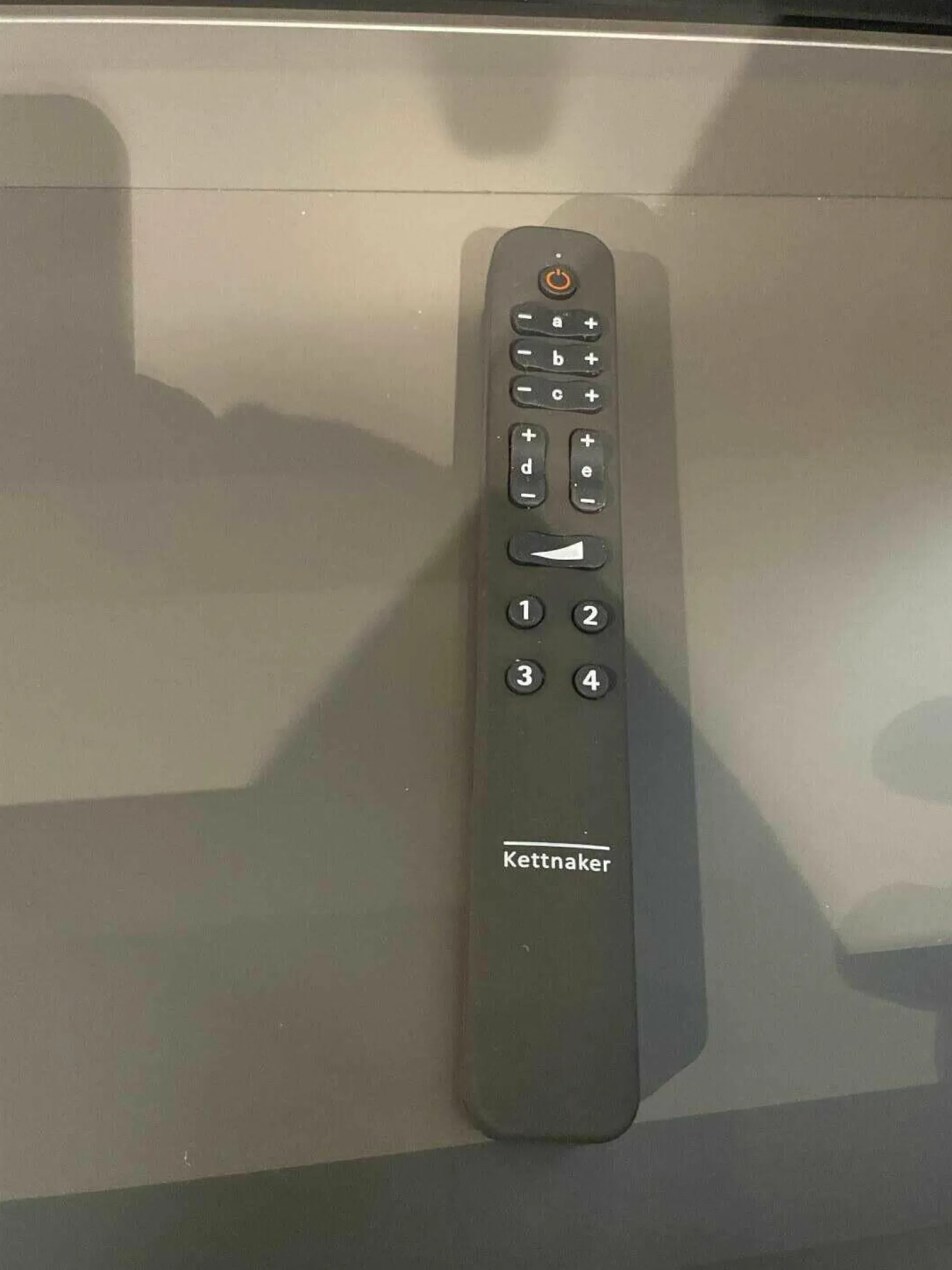 Vitrinenschrank KE Soma in Lack Schwarz Schubladen Eiche silbergrau mit Glasfach und Innenbeleuchtun