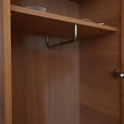 Wandgarderobe V Orango In Wildeiche Rustiko Mit Gepolsterter Klappbarer Bank 5 Mit Vorsatzspiegel Und Einem Dielenschrank