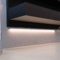 Wandkomposition Abacus Living Nero Opaco 102 Mit Beleuchtung