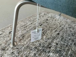 Wingchair CH445 Stoff Passion 13101 Grau Gestell Edelstahl