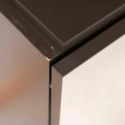 Wohnelement Contur-Unit Glattlack Mocca Mit Beleuchtung