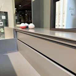 Wohnkombination Alea Lack Basalt Matt Raucheiche Furniert