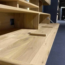 Wohnkombination Inavac Asteiche Bianco Mit Beleuchtung