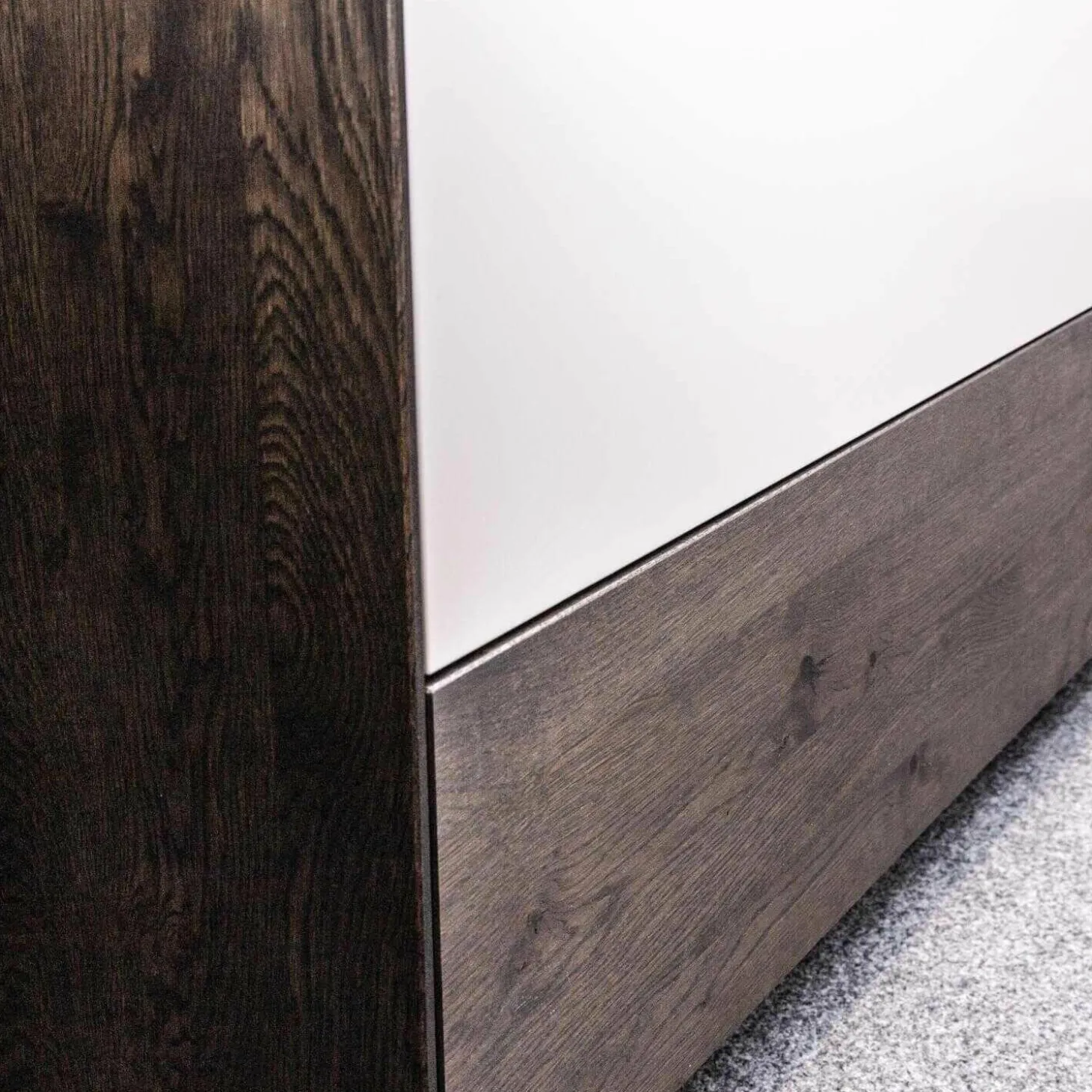 Wohnkombination Katana Wileiche Schwarz Geölt Mattlack