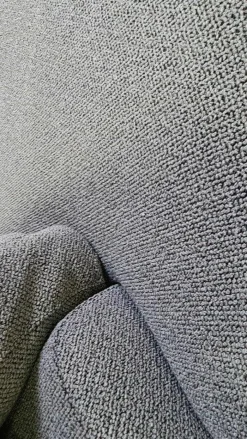 Wohnlandschaft Belladonna Stoff Dream 122 Cloud MF1 Metall Schwarz