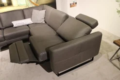 Wohnlandschaft Cassius Casada Stoff E Galero Slate Grau ohne Dekokissen