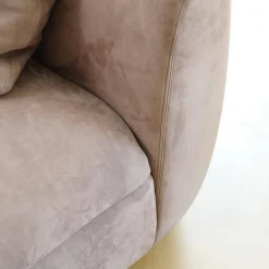 Wohnlandschaft Piaf Und Konsole Calix Leder Kashmir Boue Cat.A Konsole Massives Lindenholz