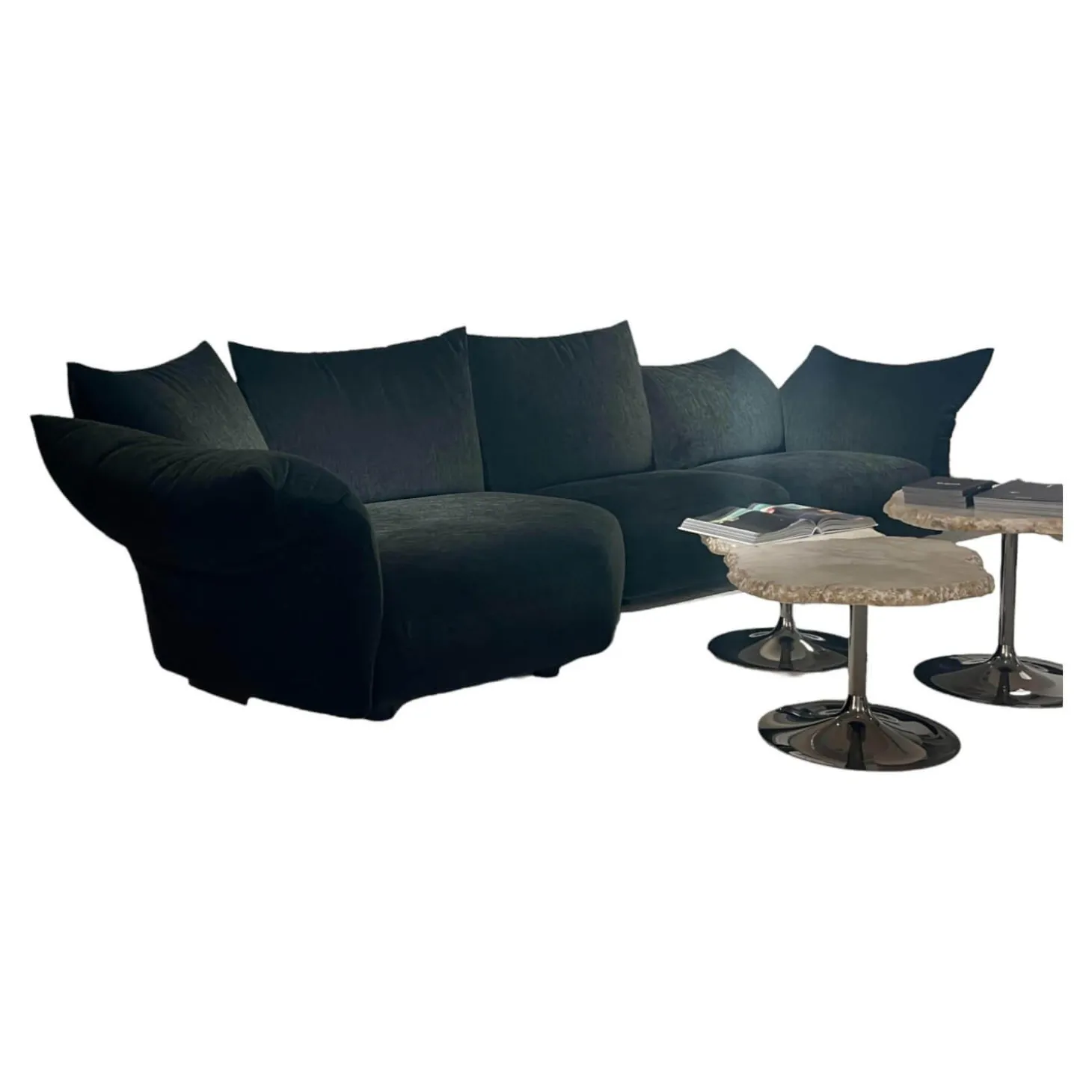 Wohnlandschaft Standard Bezug S7050-00 Grün Mit Beweglichen Arm- Und Rückenteilen