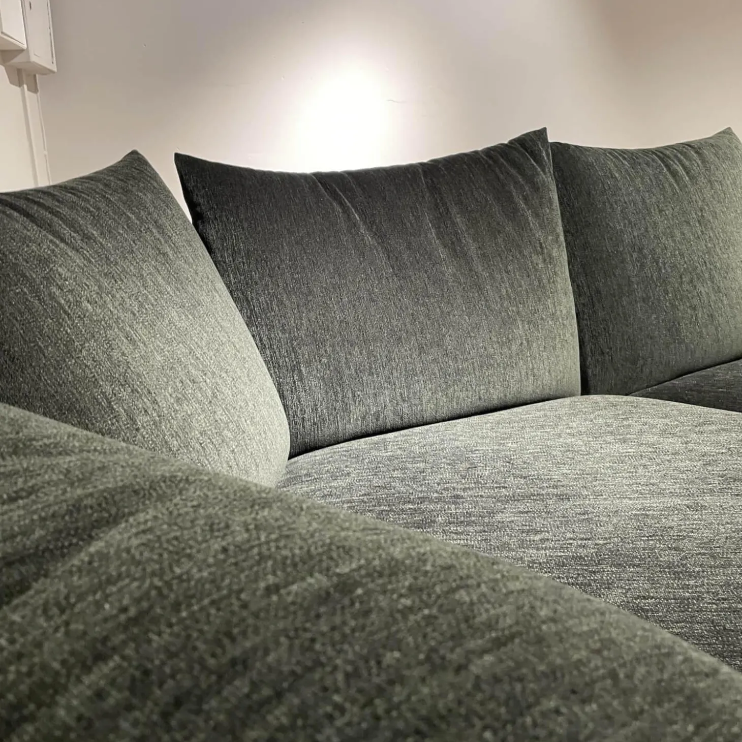 Wohnlandschaft Standard Bezug S7050-00 Grün Mit Beweglichen Arm- Und Rückenteilen