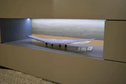 Wohnwand 420 Viva Glattlack Sienna