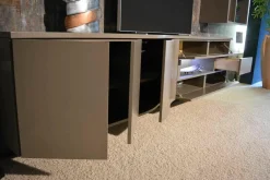 Wohnwand 420 Viva Glattlack Sienna