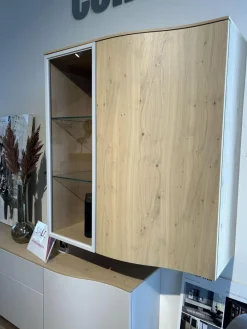 Wohnwand 420 Viva Holz Glattlack Steingrau Grau Mit Push-Beschlag