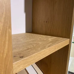 Wohnwand Atena Lack Lack Seidenmatt Weiß Akzente Balkeneiche Honig Inklusive Beleuchtung Ohne Deko