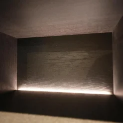 Wohnwand Bera Eiche Satin Terra Schwarz Gold Inklusive Sideboard Und Couchtisch