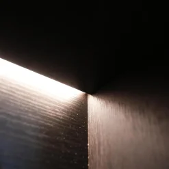 Wohnwand Bera Eiche Satin Terra Schwarz Gold Inklusive Sideboard Und Couchtisch