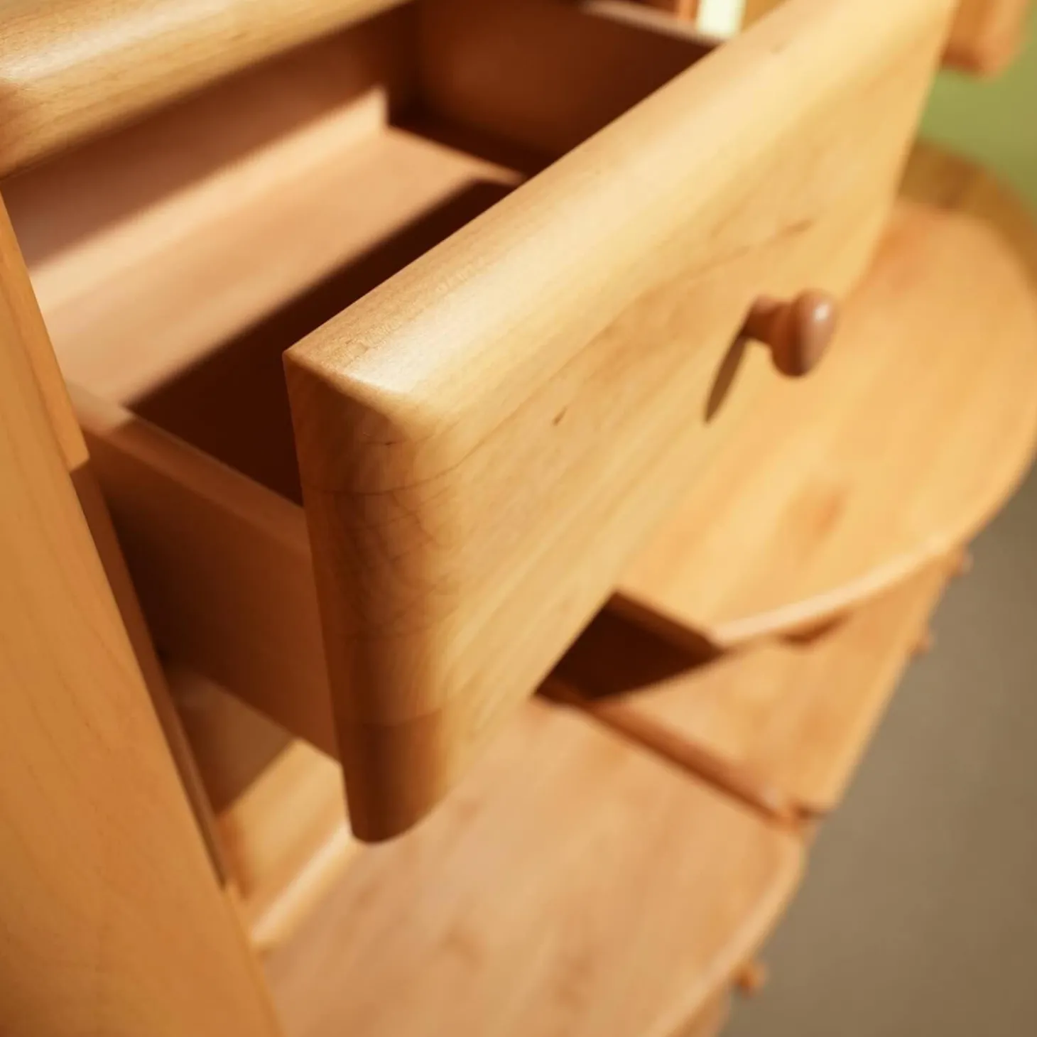 Wohnwand Cantana Erle Massiv Mit TV-Aufsatz