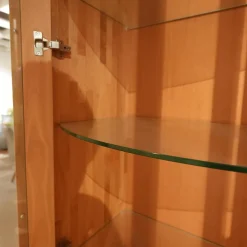 Wohnwand Cantana Erle Massiv Mit TV-Aufsatz