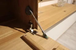 Wohnwand Carson Asteiche Massiv Bianco Geölt