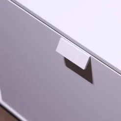 Wohnwand Cordoba VZ 1060 Lack Weiß Nische Wildeiche Inklusive Beleuchtung