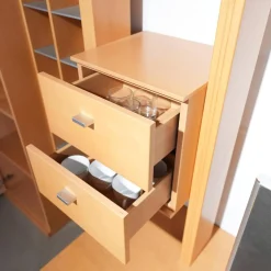 Wohnwand Costa Buche Furniert Mit Beleuchtung Und Trafo