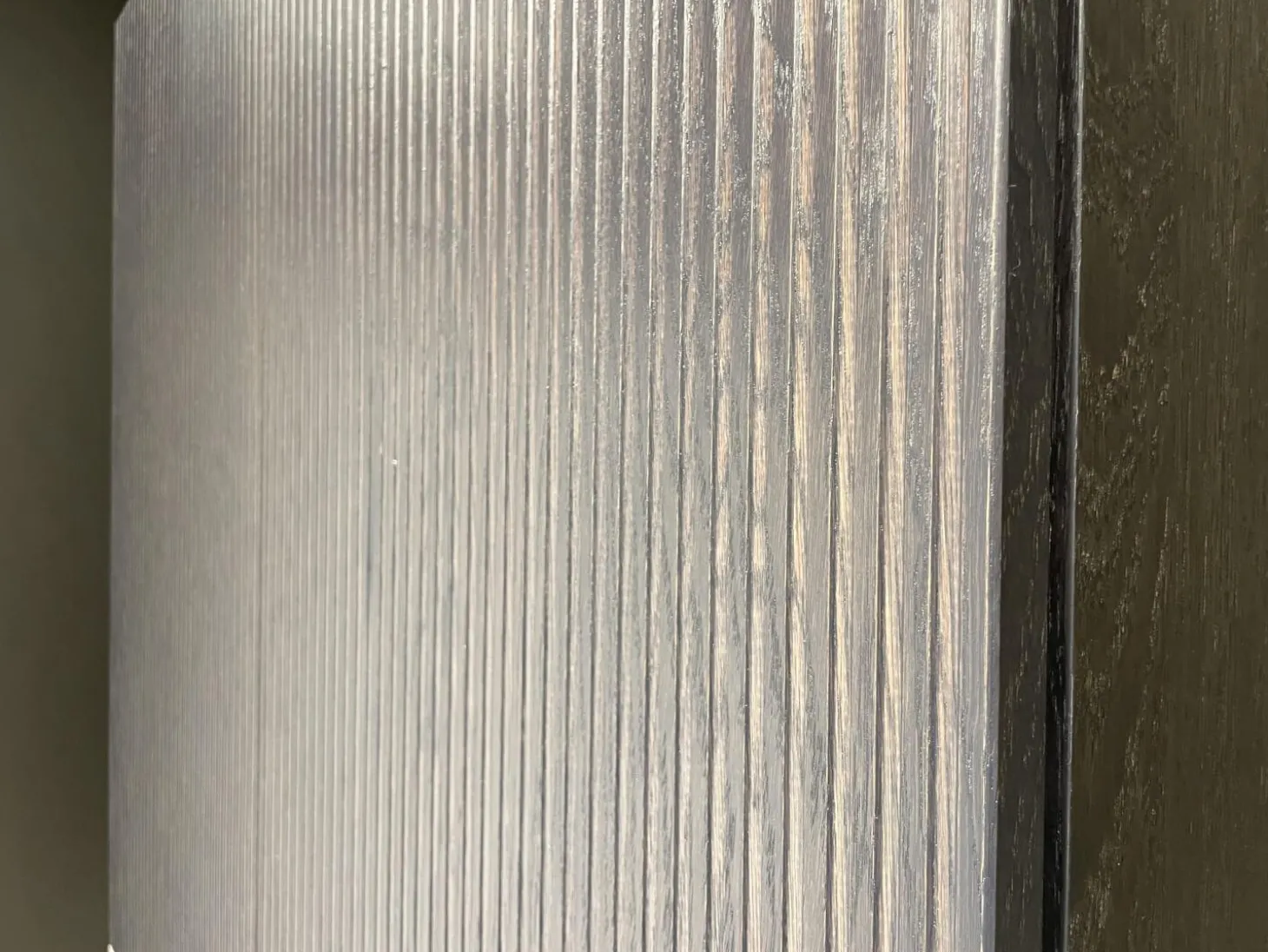 Wohnwand Cubo Lack Canagrau Mit Eiche Anthrazit Gebeizt