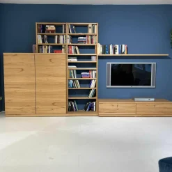 Wohnwand Cubus 71 Kernbuche Naturöl