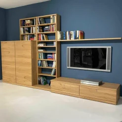 Wohnwand Cubus 71 Kernbuche Naturöl